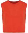 NS342 Native Spirit Ladies Cropped Tank Top Washed Paprika colour image